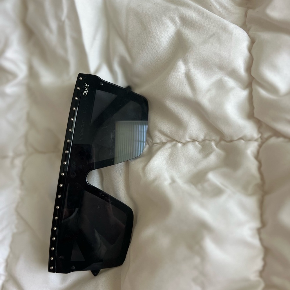 Quay Australia Black Studded Sunglasses